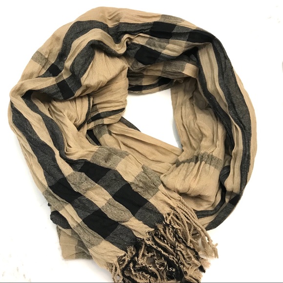 Rectangle plaid scarf - Picture 2 of 2